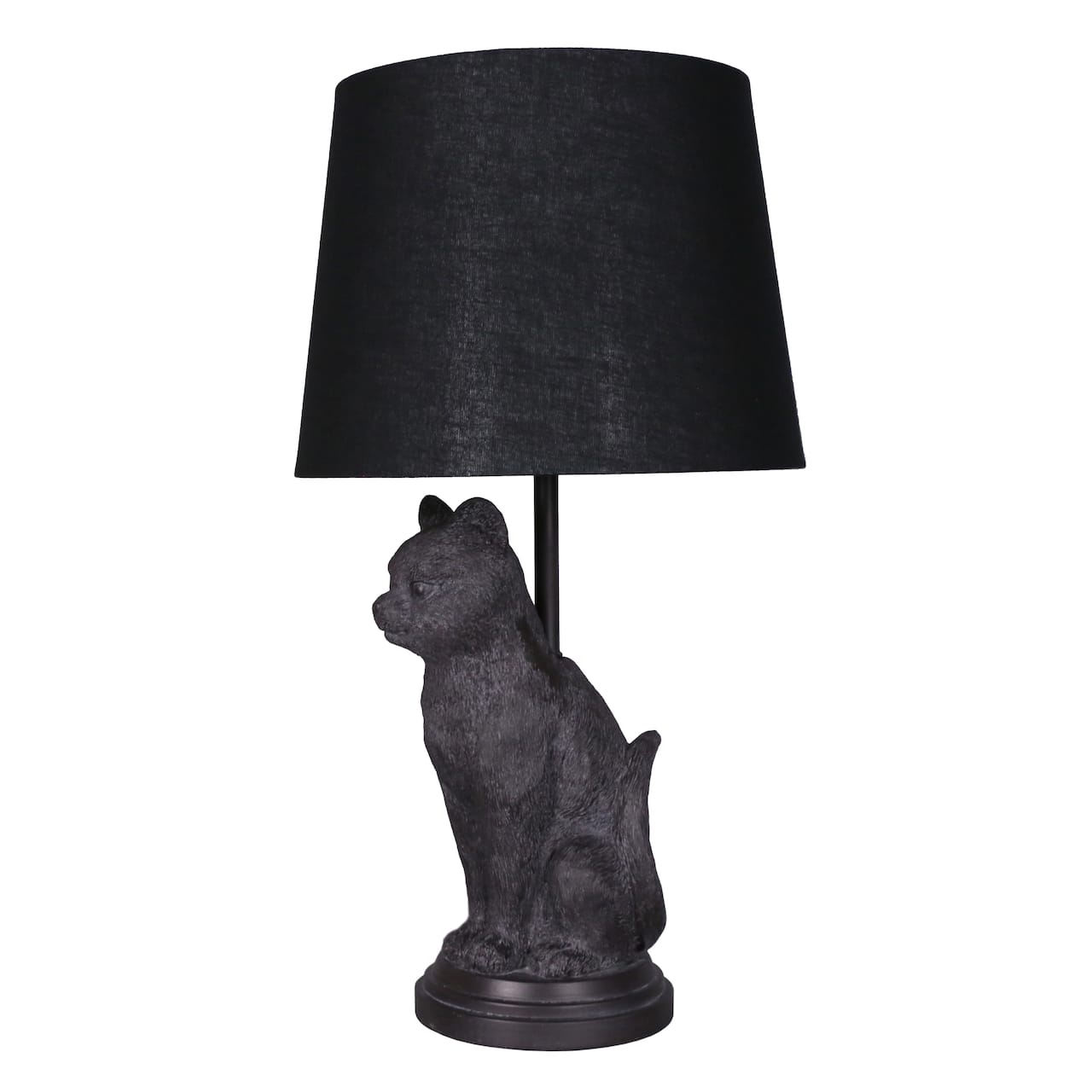 Lampe de table avec un chat noir de 45,7 cm d'Ashland